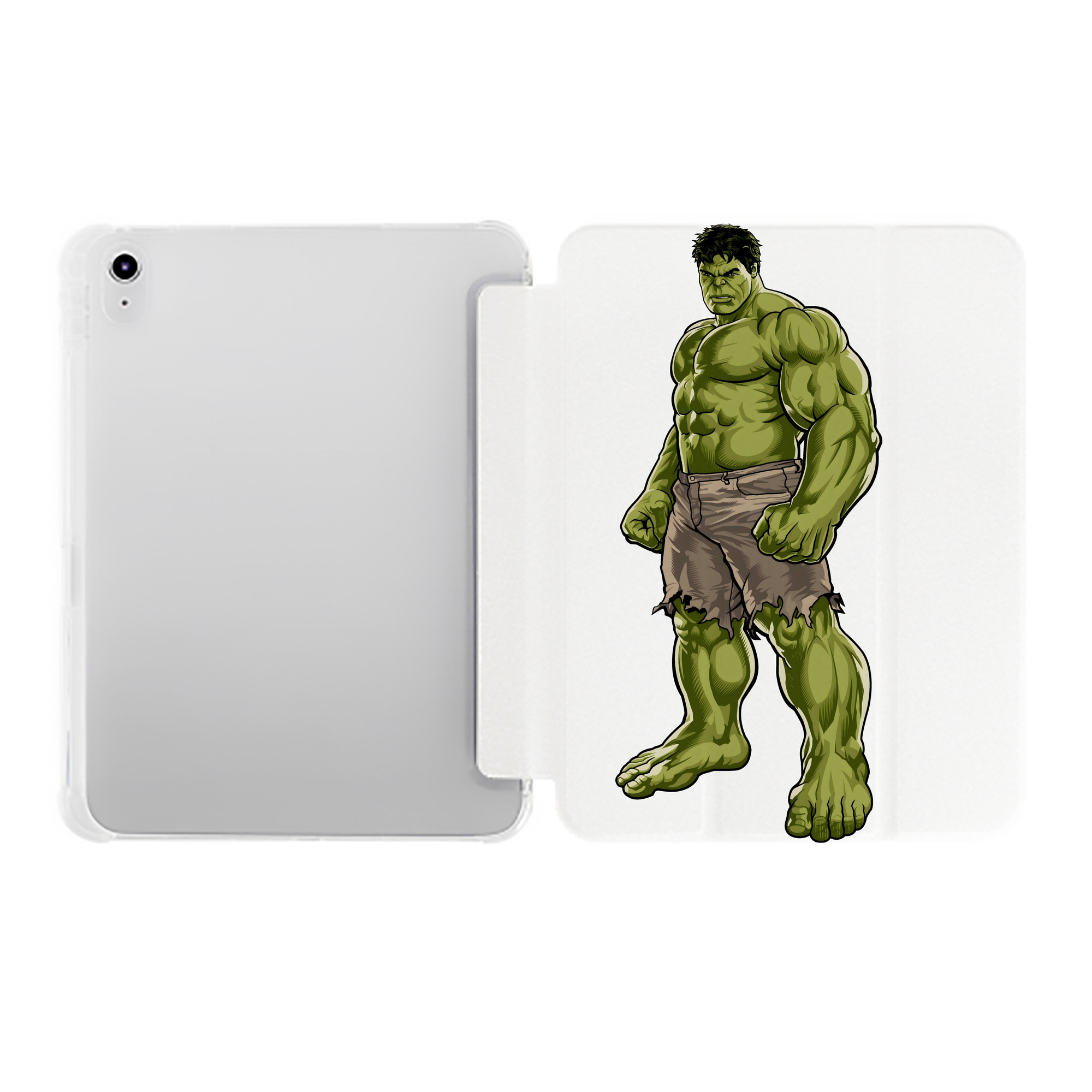 （画像用） アベンジャーズ The Avengers IPad ケース ペン収納付き 三つ折りスタンド PUレザー×シリコン 対応機種9.5/10.5/10.9インチ